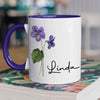 Me And My Better Half - Bestie Personalized Custom Accent Mug - Gift For Best Friends, BFF, Sisters