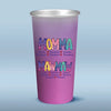 First Momma, Now Mawmaw - Family Personalized Custom Aluminum Changing Color Cup - Gift For Mom, Grandma