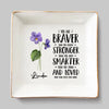 Don't Forget You're Awesome - Bestie Personalized Custom Jewelry Dish - Gift For Best Friends, BFF, Sisters, Mom, Daughter