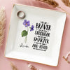 Don't Forget You're Awesome - Bestie Personalized Custom Jewelry Dish - Gift For Best Friends, BFF, Sisters, Mom, Daughter