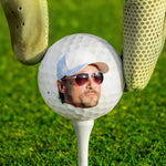 Custom Photo The Golf Father - Family Personalized Custom Golf Ball - Gift For Dad, Golfers