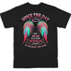 Custom Photo I’m Right Here, In Your Heart - Memorial Personalized Custom Back And Front Printed Unisex T-shirt - Sympathy Gift For Family Members