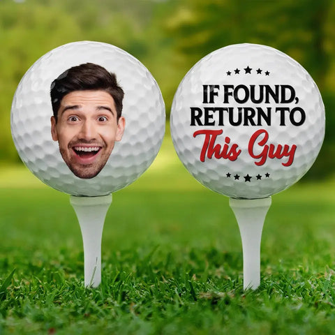 Custom Photo Life Is Better When You Are Golfing - Personalized Custom Golf Ball - Gift For Men, Golfers