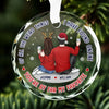 You Are By Far My Favorite - Couple Personalized Custom Circle Glass Ornament - Gift For Husband Wife, Anniversary