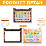 The True Power Behind The Power - Family Personalized Window Hanging Suncatcher - Gift For Grandma