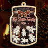 Christmas Cookies Pretty Much Sum Up My Family - Family Personalized Custom 3 Layers Shaker Ornament - Christmas Gift For Family Members