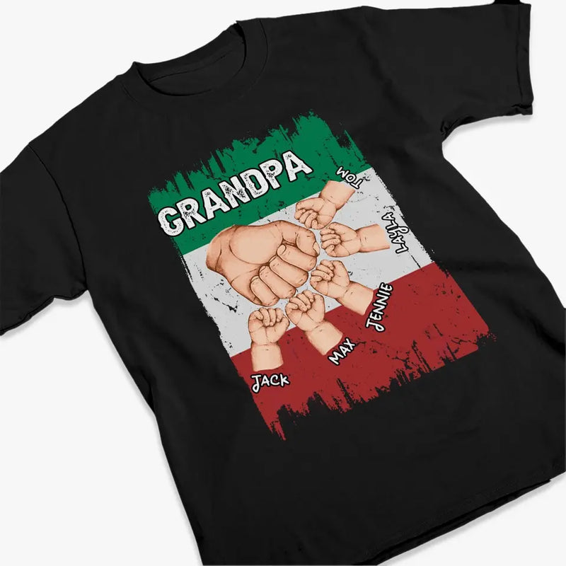 The Most Important Influence From My Childhood Was My Grandpa - Family Personalized Custom Unisex T-shirt, Hoodie, Sweatshirt - Father's Day, Gift For Dad, Grandpa