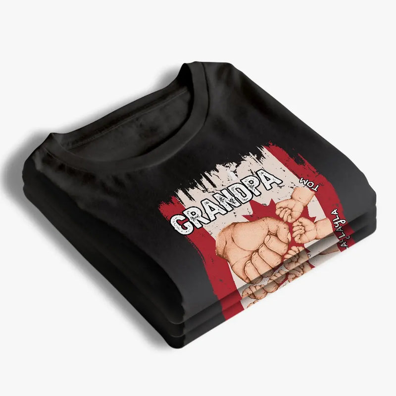 A Father’s Love Is The Foundation Of A Strong Family - Family Personalized Custom Unisex T-shirt, Hoodie, Sweatshirt - Father's Day, Gift For Dad, Grandpa