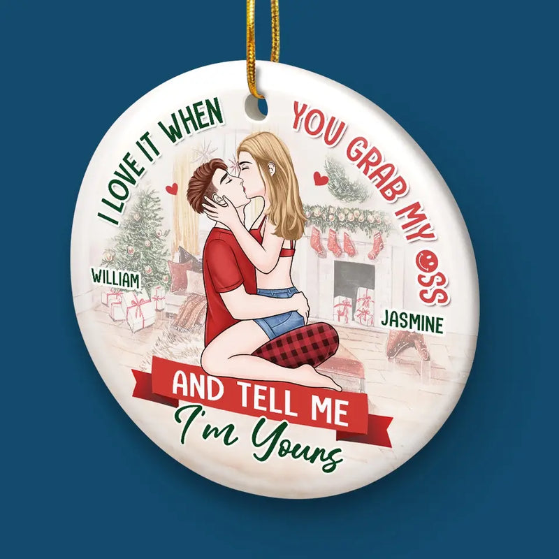 Every Ornament Holds A Piece Of Our Love - Couple Personalized Custom Ornament - Ceramic Round Shaped - Christmas Gift For Husband Wife, Anniversary