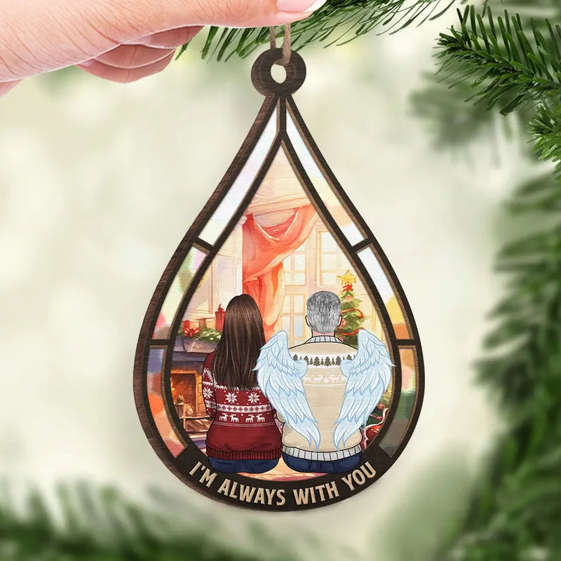 A December to Remember - Memorial Personalized Custom Ornament - Wood Custom Shaped - Sympathy Gift, Christmas Gift For Family Members
