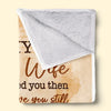 Our Hearts Speak The Same Language - Couple Personalized Custom Blanket - Gift For Husband Wife, Anniversary