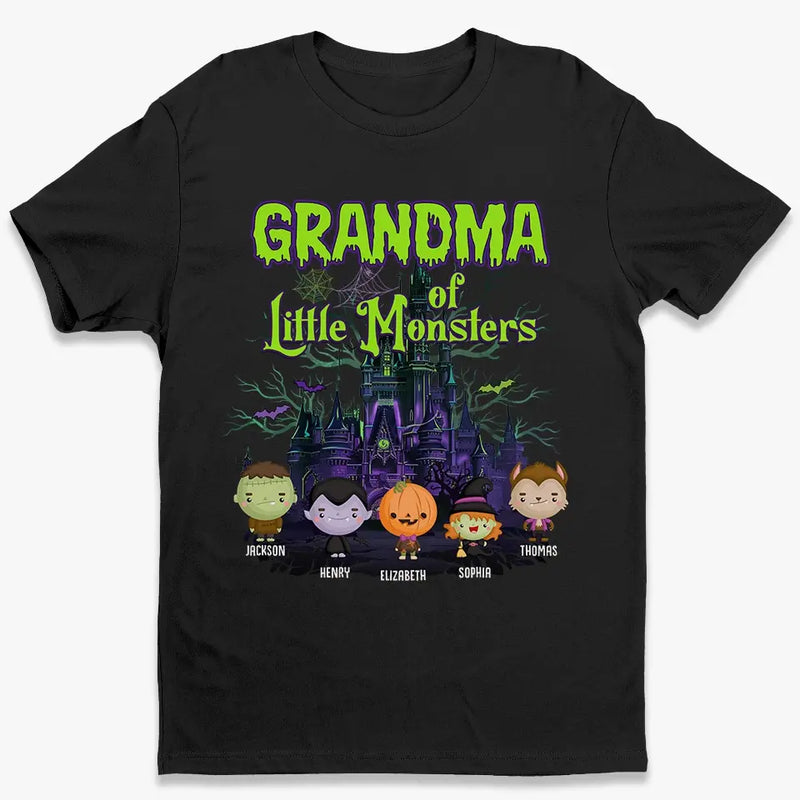 Grandma Makes Halloween A Little Cozier - Family Personalized Custom Unisex T-shirt, Hoodie, Sweatshirt - Halloween Gift For Mom, Grandma
