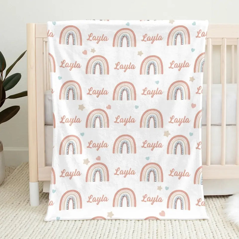 The Scent Of Baby Powder And Unconditional Love - Family Personalized Custom Blanket - Gift For Baby Kids, Newborn Baby