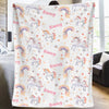 Born To Sparkle Like A Unicorn - Family Personalized Custom Baby Blanket - Gift For Baby Kids, Newborn Baby