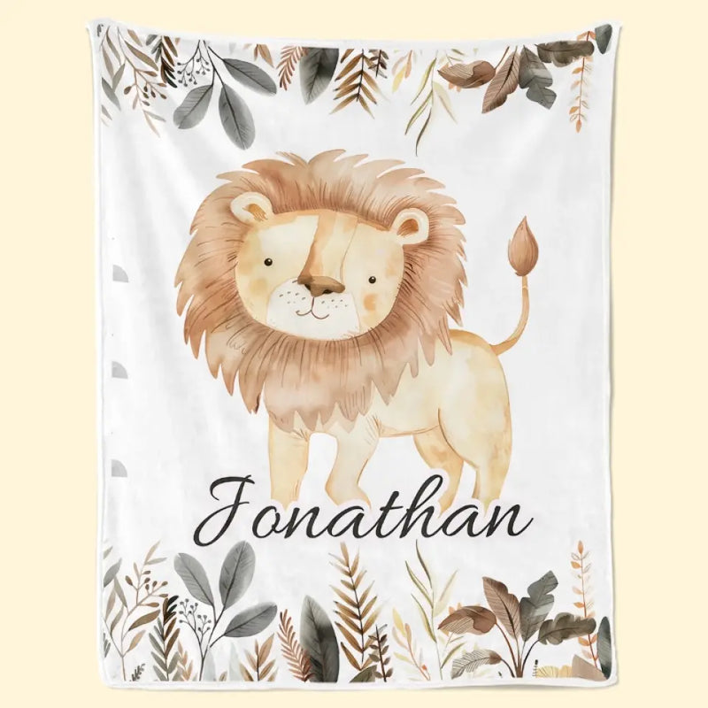 Cozy Blankets And Wild Friends For Sweet Dreams - Family Personalized Custom Baby Blanket - Gift For Baby Kids, Newborn Baby