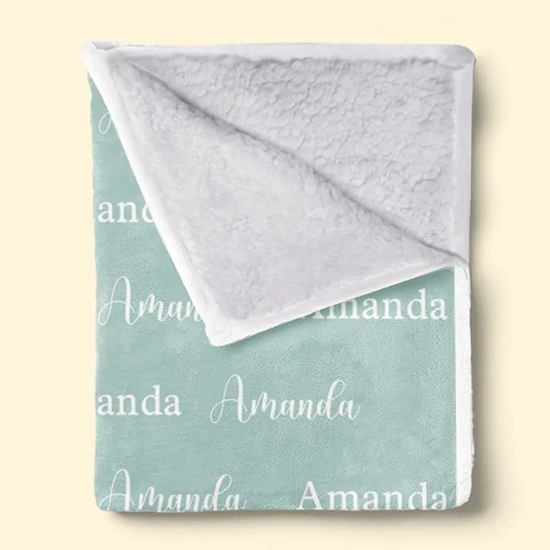 You’re Part Of Me, My Little One - Family Personalized Custom Baby Blanket - Gift For Baby Kids, Newborn Baby