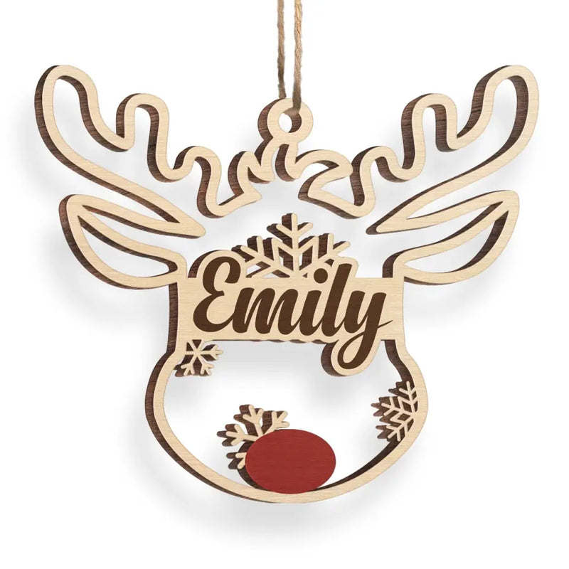 Love The Giver More Than The Gift - Family Personalized Custom Ornament - Wood Custom Shaped - Christmas Gift For Family Members