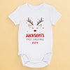 Christmas Is So Much Brighter With A Little One Around - Family Personalized Custom Baby Onesie - Christmas Gift For Baby Kids, Newborn Baby