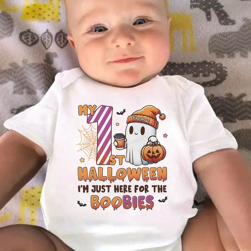 The Cutest Boo You've Ever Seen - Family Personalized Custom Baby Onesie - Halloween Gift For Baby Kids, Newborn Baby