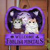 Witch Better Have My Treats - Cat Personalized Custom Home Decor Wood Sign - Halloween Gift For Pet Owners, Pet Lovers