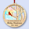 I'm Always With You - Memorial Personalized Custom Hologram Ornament - Sympathy Gift, Christmas Gift For Family Members