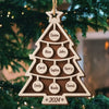 Blessings To Our Family This Holiday Season - Family Personalized Custom Shaped 2 Layered Wood Christmas Ornament - Christmas Gift For Family Members
