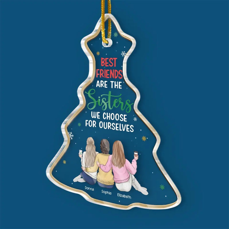 Our Memories Are Countless - Bestie Personalized Custom Ornament - Acrylic Custom Shaped - Christmas Gift For Best Friends, BFF, Sisters