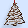 Families Are The Best Gift Of All At Christmas - Family Personalized Custom Wood & Acrylic Ornament - Christmas Gift For Family Members