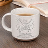 True Friendship Knows No Distance - Bestie Personalized Custom Pottery Mug - Gift For Best Friends, BFF, Sisters