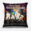 Keep Calm And Scary On - Family Personalized Custom Pillow - Halloween Gift For Family Members