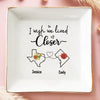 Sometimes Being With Your Best Friend Is All The Therapy You Need - Bestie Personalized Custom Jewelry Dish - Gift For Best Friends, BFF, Sisters