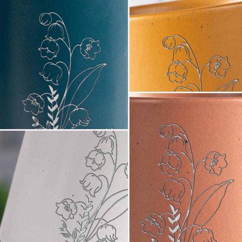Sprinkling Some Floral Magic On Every Sip - Bestie Personalized Custom Pottery Mug - Gift For Best Friends, BFF, Sisters