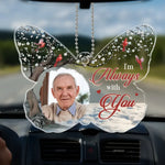 Custom Photo Memorial Angel Car Decor - Personalized Car Ornament