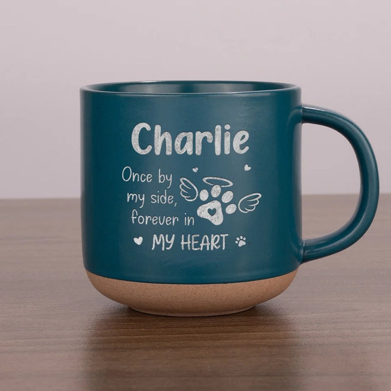 If Love Could Have Kept You Here, You Would Have Lived Forever - Memorial Personalized Custom Pottery Mug - Sympathy Gift For Pet Owners, Pet Lovers