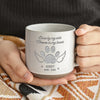Pets And Angels Are Not Very Far Apart - Memorial Personalized Custom Pottery Mug - Sympathy Gift For Pet Owners, Pet Lovers