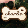 This Ornament Captures The Spirit Of Togetherness With Pets - Dog & Cat Personalized Custom Shaped 2 Layered Wood Christmas Ornament - Christmas Gift For Pet Owners, Pet Lovers