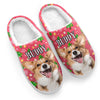 Custom Photo Cozy Feet And Happy Hearts Make The Best Memories Together - Dog & Cat Personalized Custom Fluffy Slippers - Christmas Gift For Pet Owners, Pet Lovers
