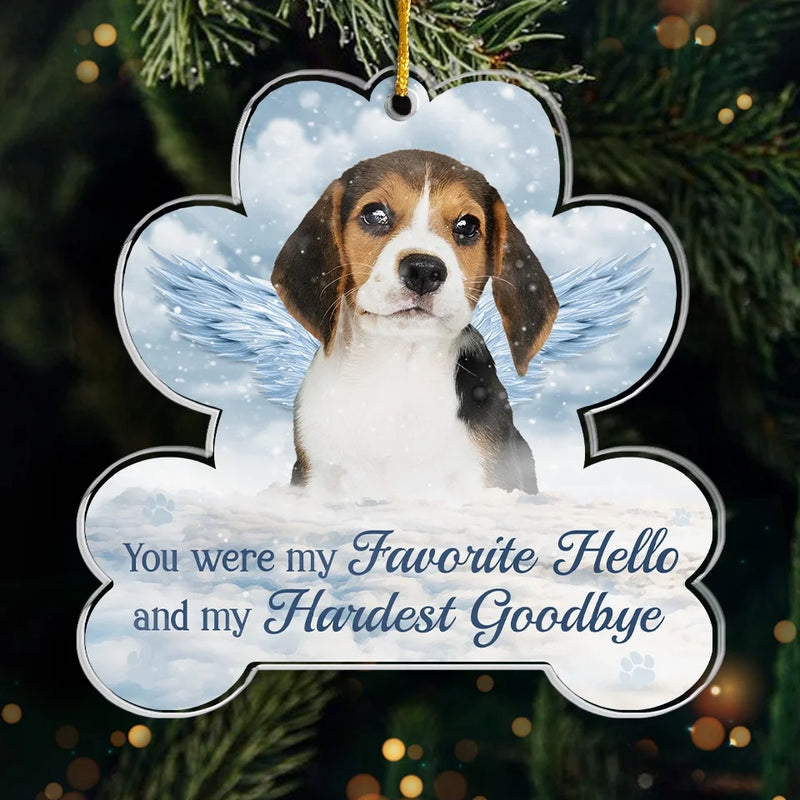 Custom Photo Best Friends Come In All Breeds - Memorial Personalized Custom Ornament - Acrylic Custom Shaped - Sympathy Gift, Christmas Gift For Pet Owners, Pet Lovers