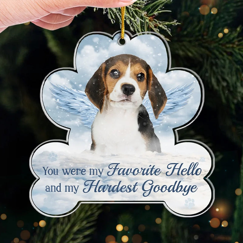 Custom Photo Best Friends Come In All Breeds - Memorial Personalized Custom Ornament - Acrylic Custom Shaped - Sympathy Gift, Christmas Gift For Pet Owners, Pet Lovers