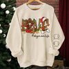 Paws And Joy, That’s My Christmas Cheer - Dog & Cat Personalized Custom Unisex Sweatshirt With Design On Sleeve - Christmas Gift For Pet Owners, Pet Lovers