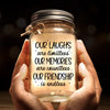 We Will Be Friends Until We're Old And Senile
 - Bestie Personalized Custom Mason Jar Light - Christmas Gift For Best Friends, BFF, Sisters