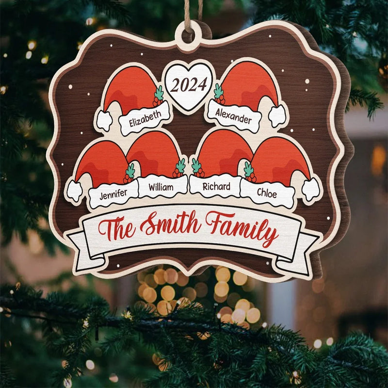 Family And Love Are The True Gifts Of Christmas - Family Personalized Custom Ornament - Wood Custom Shaped - Christmas Gift For Family Members