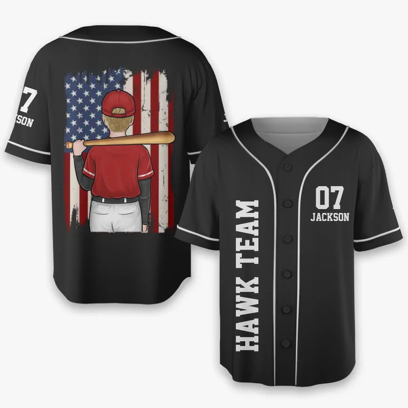 Where Heroes Are Made - Personalized Custom Baseball Jersey - Gift For Sport Lovers, Sport Players