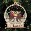 Our First December To Remember - Couple Personalized Custom Ornament - Acrylic Custom Shaped - Christmas Gift For Husband Wife, Anniversary, First Christmas