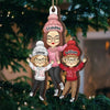 Christmas Magic Is Found In Family Togetherness - Family Personalized Custom Ornament - Wood Custom Shaped - Christmas Gift For Grandma, Grandpa