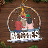 True Friendship Is A Precious Gift - Bestie Personalized Custom Ornament - Acrylic Custom Shaped - Christmas Gift For Best Friends, BFF, Sisters