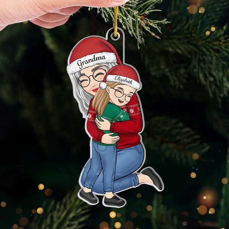 You Are In My Heart Forever, Grandma - Family Personalized Custom Ornament - Acrylic Custom Shaped - Christmas Gift For Grandma