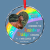 Custom Photo No Greater Companion, No Better Friend - Memorial Personalized Custom Circle Glass Ornament - Sympathy Gift, Christmas Gift For Pet Owners, Pet Lovers