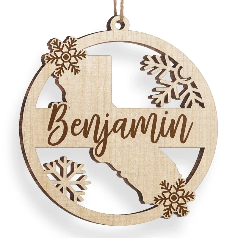 Keep Calm And Jingle All The Way - Family Personalized Custom Ornament - Wood Custom Shaped - Christmas Gift For Family Members