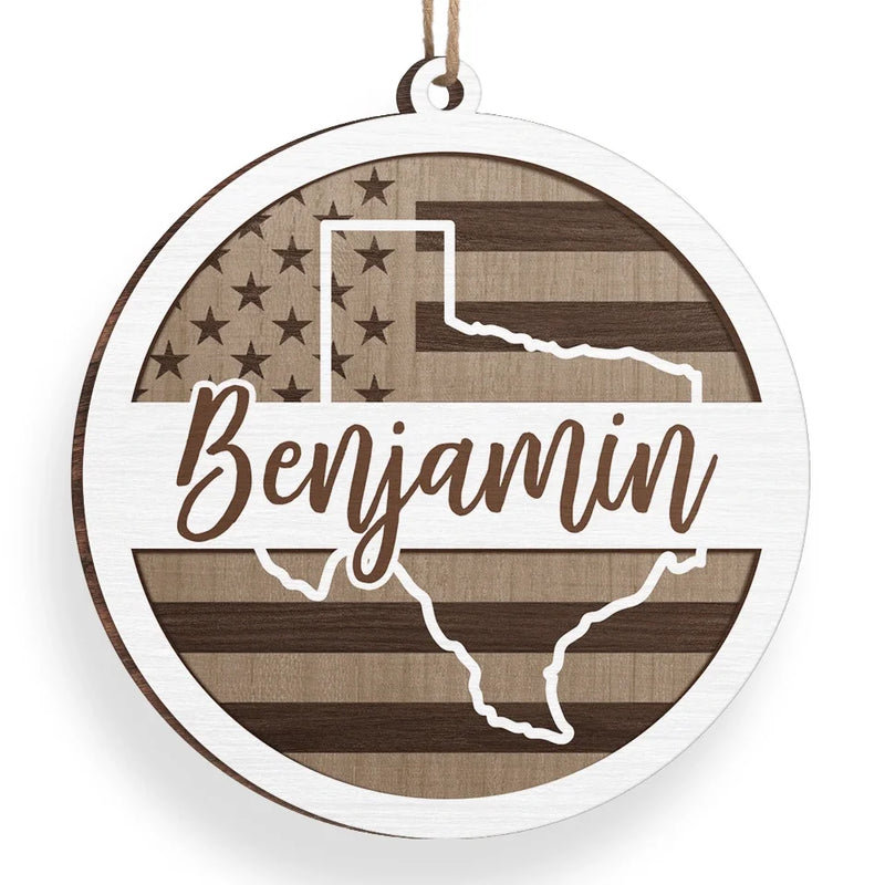 No Distance Can Break The Ties Of Family - Family Personalized Custom Ornament - Wood Custom Shaped - Christmas Gift For Family Members